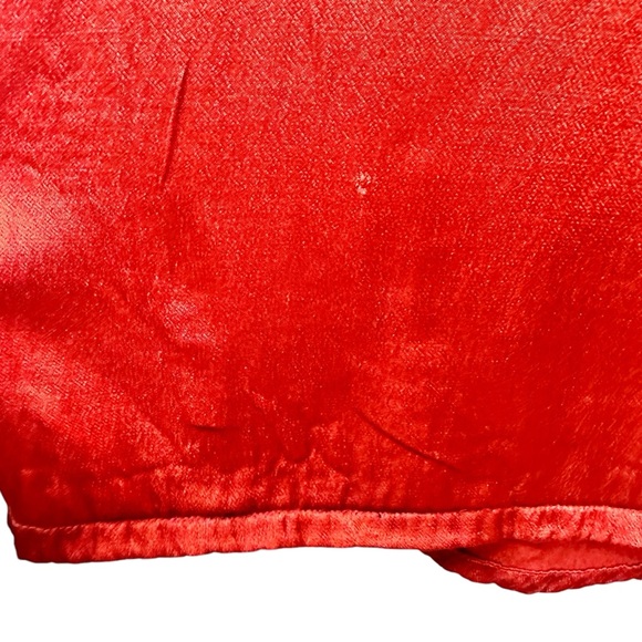 Lacausa Santi Satin Wide Leg Jumpsuit XS Bourbon - Picture 12 of 14